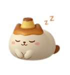 プリン大福ねこちゃん（個別スタンプ：7）