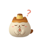 プリン大福ねこちゃん（個別スタンプ：8）