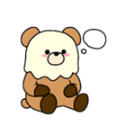 ゆるっと溶けるクマのスタンプ（個別スタンプ：3）