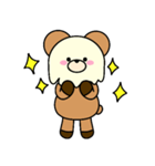 ゆるっと溶けるクマのスタンプ（個別スタンプ：4）