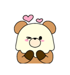 ゆるっと溶けるクマのスタンプ（個別スタンプ：12）