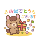敬語♪まんまるウマさん（個別スタンプ：13）