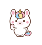 文字なし1♪まんまるユニコーン（個別スタンプ：2）