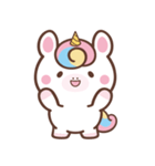 文字なし1♪まんまるユニコーン（個別スタンプ：3）