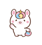 文字なし1♪まんまるユニコーン（個別スタンプ：4）