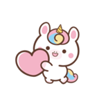 文字なし1♪まんまるユニコーン（個別スタンプ：7）