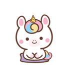 文字なし1♪まんまるユニコーン（個別スタンプ：8）