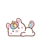 文字なし1♪まんまるユニコーン（個別スタンプ：10）