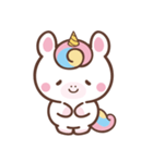 文字なし1♪まんまるユニコーン（個別スタンプ：12）