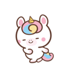 文字なし1♪まんまるユニコーン（個別スタンプ：14）