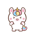 文字なし1♪まんまるユニコーン（個別スタンプ：16）