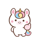 文字なし1♪まんまるユニコーン（個別スタンプ：17）