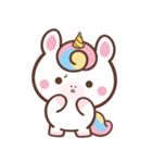 文字なし1♪まんまるユニコーン（個別スタンプ：18）