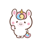 文字なし1♪まんまるユニコーン（個別スタンプ：22）