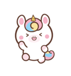 文字なし1♪まんまるユニコーン（個別スタンプ：24）