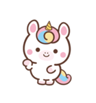 文字なし1♪まんまるユニコーン（個別スタンプ：32）
