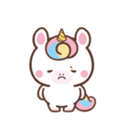 文字なし1♪まんまるユニコーン（個別スタンプ：34）