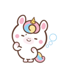 文字なし1♪まんまるユニコーン（個別スタンプ：38）
