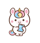 文字なし1♪まんまるユニコーン（個別スタンプ：39）