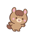 文字なし1♪まんまるウマさん（個別スタンプ：6）