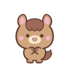 文字なし1♪まんまるウマさん（個別スタンプ：11）