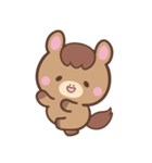 文字なし1♪まんまるウマさん（個別スタンプ：15）