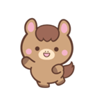 文字なし1♪まんまるウマさん（個別スタンプ：19）