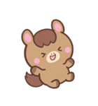 文字なし1♪まんまるウマさん（個別スタンプ：20）
