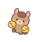 文字なし1♪まんまるウマさん（個別スタンプ：21）