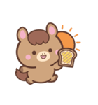 文字なし1♪まんまるウマさん（個別スタンプ：25）