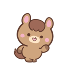 文字なし1♪まんまるウマさん（個別スタンプ：26）