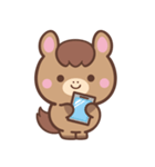 文字なし1♪まんまるウマさん（個別スタンプ：39）