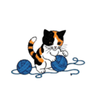 糸束と猫（個別スタンプ：5）