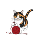 糸束と猫（個別スタンプ：7）