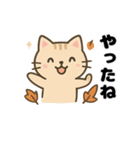 茶トラ猫の秋の日常スタンプ（個別スタンプ：20）