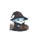 ダークファンタジーなサメ達（個別スタンプ：9）