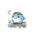ダークファンタジーなサメ達（個別スタンプ：12）