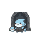 ダークファンタジーなサメ達（個別スタンプ：28）