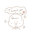 おしゃれシンプルベビー（個別スタンプ：4）