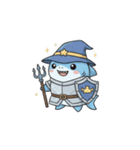 ファンタジーなサメ達（個別スタンプ：3）