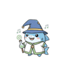 ファンタジーなサメ達（個別スタンプ：6）