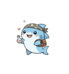 ファンタジーなサメ達（個別スタンプ：7）