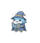 ファンタジーなサメ達（個別スタンプ：14）