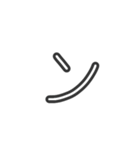 手描きへた字カタカナ50音(マ～記号 Ver.)（個別スタンプ：16）