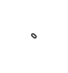 手描きへた字カタカナ50音(マ～記号 Ver.)（個別スタンプ：28）
