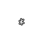 手描きへた字カタカナ50音(マ～記号 Ver.)（個別スタンプ：33）