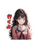キュート全開スマイルガール（個別スタンプ：31）