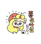 らいおんぷ 韓国語ver1（個別スタンプ：2）