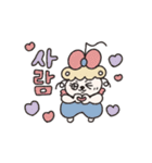 らいおんぷ 韓国語ver1（個別スタンプ：3）
