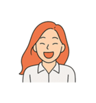 感情ダダ漏れ女子（個別スタンプ：7）